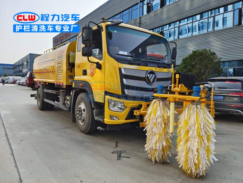 福田路面高壓清洗車加裝防撞清洗機